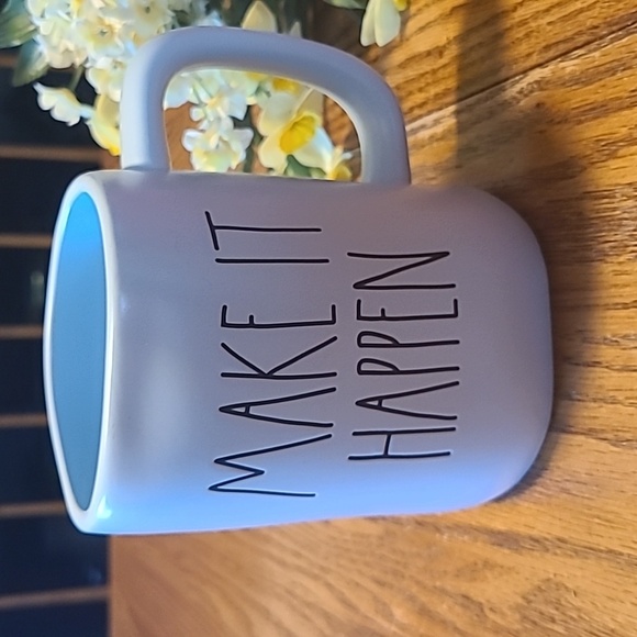 Rae Dunn MAKE IT HAPPEN Mug - Picture 1 of 5